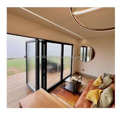 Container d'expédition de 20 pieds 40 pieds Maison préfabriquée pour carport avec panneau sandwich et pliage en acier galvanisé 180g