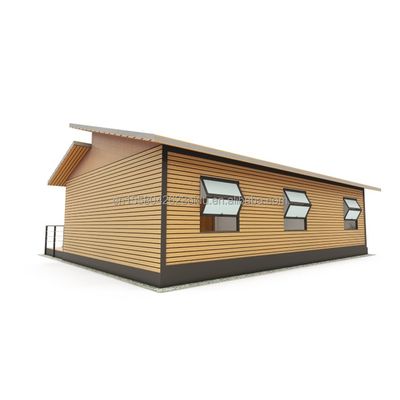 Moderne de l'UE 3 chambres à coucher Container maison de bois paroi extérieure et de l'acier galvanisé pliage 180g pour résidentiel