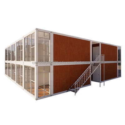 Fabricants Container plat expandable de 20 pieds en acier galvanisé pliant 180g Installation rapide Maison mobile