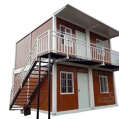 Fabricants Container plat expandable de 20 pieds en acier galvanisé pliant 180g Installation rapide Maison mobile