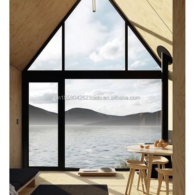 Maison miniature moderne en triangle A Maison préfabriquée remorque en acier plat et panneau sandwich Maison mobile pour hôtel ou autre
