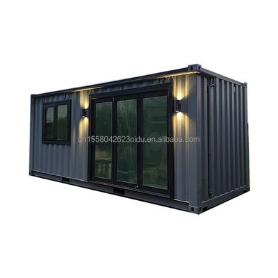 Conception moderne 20 pieds/40 pieds Maison luxueuse préfabriquée Container d'expédition Maison maison EU Portable Maison évolutive de 20 pieds