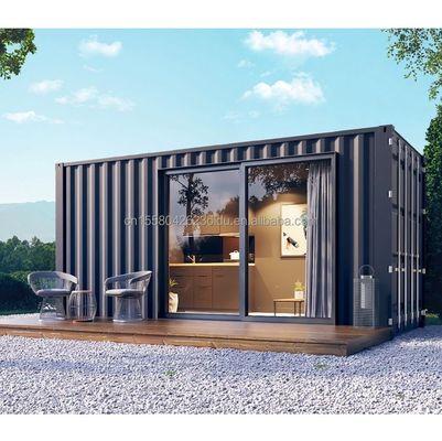 Conception moderne 20 pieds/40 pieds Maison luxueuse préfabriquée Container d'expédition Maison maison EU Portable Maison évolutive de 20 pieds