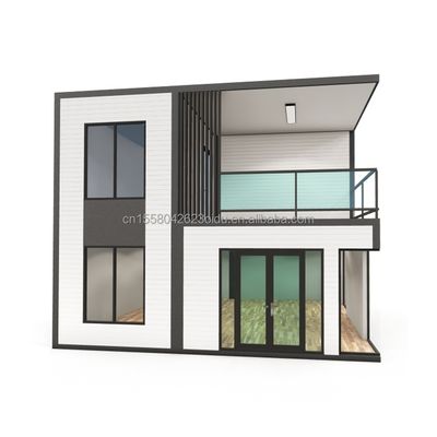 fenêtres en alliage d'aluminium style de design chinois structure en acier villa de luxe maison avec des options de personnalisation