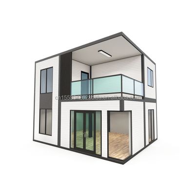 fenêtres en alliage d'aluminium style de design chinois structure en acier villa de luxe maison avec des options de personnalisation