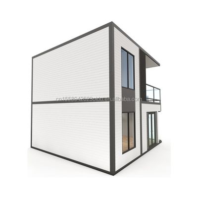 fenêtres en alliage d'aluminium style de design chinois structure en acier villa de luxe maison avec des options de personnalisation