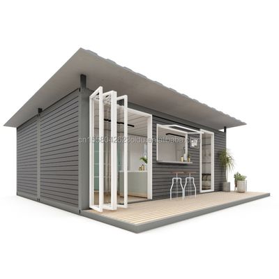 EU Deux chambres avec cuisine Salon salle de bain Design 2024 Style Maison mobile amovible