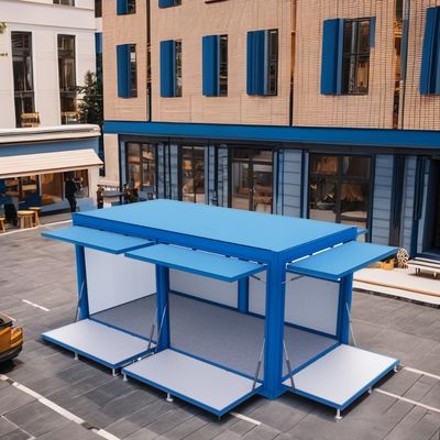 Couleur personnalisée 10ft 20ft Container élargi Magasin de conteneurs Pop-up Food Truck Maison préfabriquée pour bar magasin de café