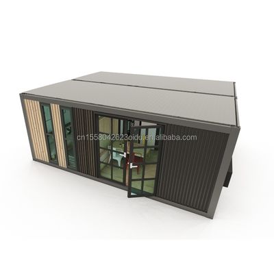 Maison mobile amovible personnalisable UE Deux chambres à coucher Deux maison de conteneurs préfabriquée de 20 pieds pour une vie personnalisée