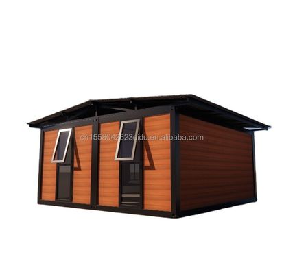 Containers pliants en acier modulaires de luxe résistant au vent de 20 pieds et 40 pieds pour villas