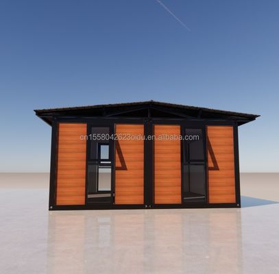 Containers pliants en acier modulaires de luxe résistant au vent de 20 pieds et 40 pieds pour villas