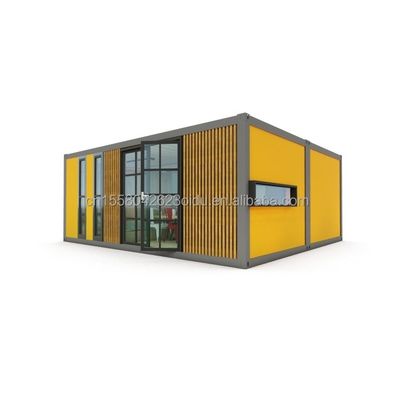 Acier galvanisé pliant 180g UE moderne 2 chambres préfabriquées en acier maison de conteneurs expandable Conception pour l'application du centre commercial