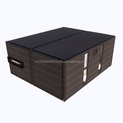 Maison de conteneurs en acier expandable moderne de 2 chambres à coucher Conception préfabriquée pour l'application du centre commercial Variations de couleur personnalisées