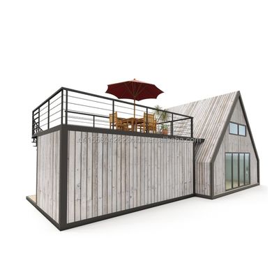 Couleur personnalisée UE Maison de conteneurs moderne préfabriquée Maison portable modulaire Maison modulaire Maison préfabriquée en acier léger