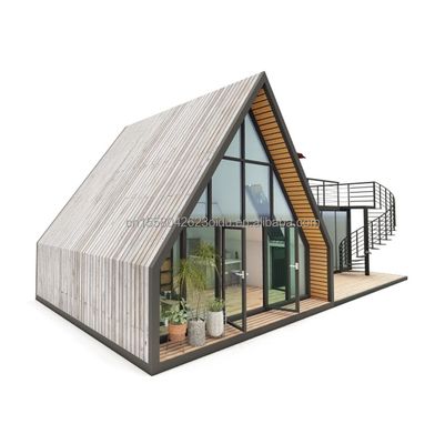 Couleur personnalisée UE Maison de conteneurs moderne préfabriquée Maison portable modulaire Maison modulaire Maison préfabriquée en acier léger