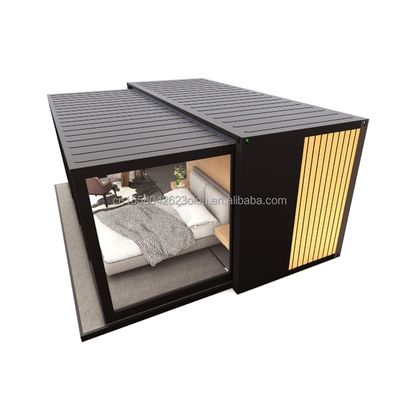 Structure principale Tubes carrées en acier galvanisé 20 pieds 40 pieds Container d'expédition extensible Maison pour deux chambres à coucher en Australie