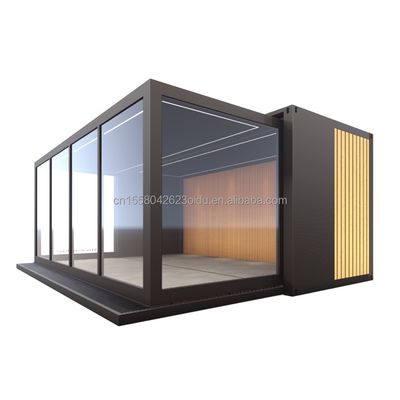 Structure principale Tubes carrées en acier galvanisé 20 pieds 40 pieds Container d'expédition extensible Maison pour deux chambres à coucher en Australie