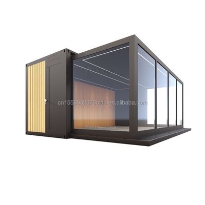Structure principale Tubes carrées en acier galvanisé 20 pieds 40 pieds Container d'expédition extensible Maison pour deux chambres à coucher en Australie