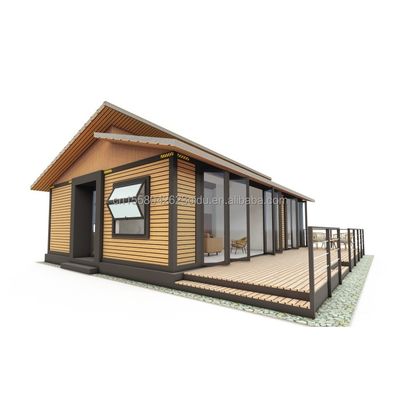 Moderne design Triangle Combiné Paquet plat d'acier et de bois Container maison évolutive pour une application extérieure 20ft ou 40f