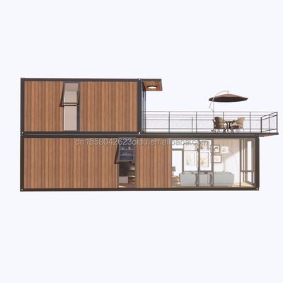 3 chambres modulaires maison de conteneurs préfabriqués de conception moderne panneau mural en acier couleur en bois extensible préfabriqué pour la vie