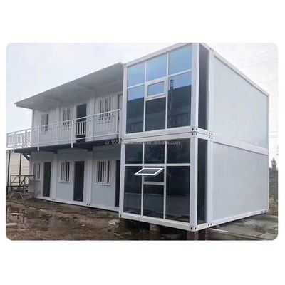 Bureau de conteneurs modulaires à la maison de couleur personnalisée pour le style luxueux 20 pieds maison de conteneurs mini-préfabriquée intégrée