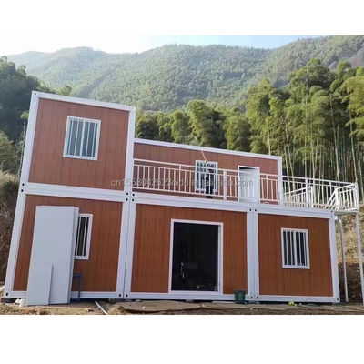 Bureau de conteneurs modulaires à la maison de couleur personnalisée pour le style luxueux 20 pieds maison de conteneurs mini-préfabriquée intégrée