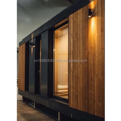 Maison de conteneurs en acier personnalisable préfabriqué avec mur 50/75/100 mm panneau sandwich ondulé