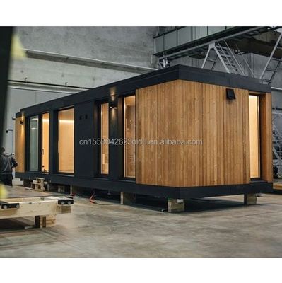 Maison de conteneurs en acier personnalisable préfabriqué avec mur 50/75/100 mm panneau sandwich ondulé