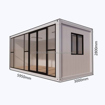 Bâtiment de bureaux de style moderne pour hôtel-resort en acier préfabriqué et maison de conteneurs à panneaux sandwich