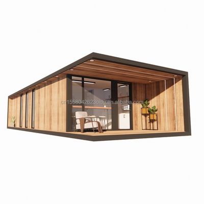 Maison en bois préfabriquée en acier galvanisé 180g pour une vie de famille moderne