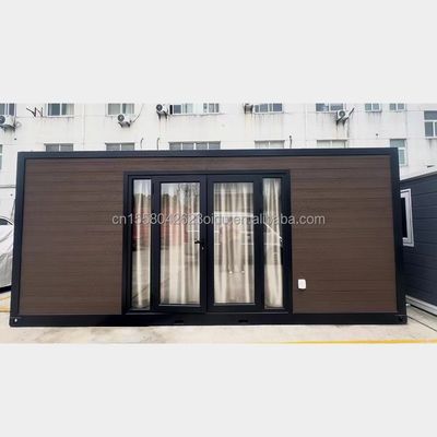 EU 20ft maisons en bois préfabriquées maisons en acier galvanisé structure moderne maison préfabriquée de luxe pour en couleur personnalisée