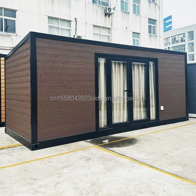 EU 20ft maisons en bois préfabriquées maisons en acier galvanisé structure moderne maison préfabriquée de luxe pour en couleur personnalisée