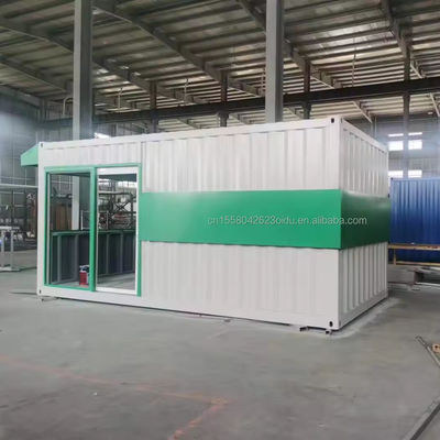 Conteneur de maison préfabriqué moderne 20 FT 40 FT Container de maison préfabriqué en bois Restaurant extérieur Bar à café pour couleur personnalisée