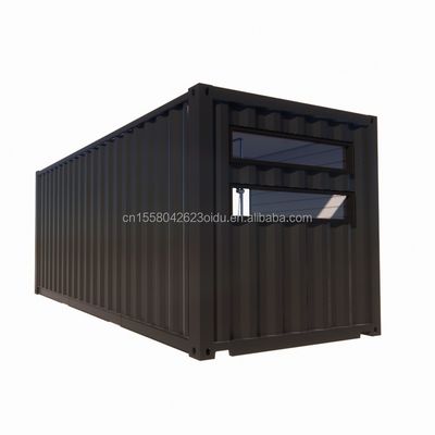50/75/100 mm Panneau sandwich ondulé Salles de bains en bois et fenêtres en alliage d'aluminium Structure en bois en acier Container à paquet plat Maison pour les hôtels de jardin