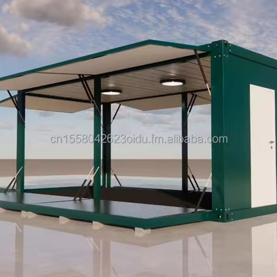 Conteneur de maison préfabriqué moderne 20 FT 40 FT Container de maison préfabriqué en bois Restaurant extérieur Bar à café pour couleur personnalisée