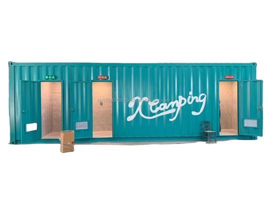Conteneur de maison préfabriqué moderne 20 FT 40 FT Container de maison préfabriqué en bois Restaurant extérieur Bar à café pour couleur personnalisée