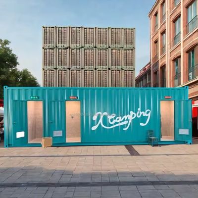 40 FT Maison préfabriquée en acier extensible pour un conteneur mobile personnalisable