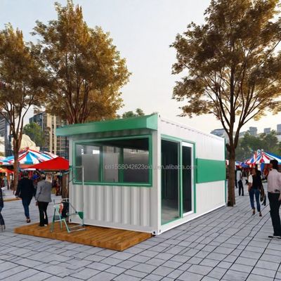 40 FT Maison préfabriquée en acier extensible pour un conteneur mobile personnalisable