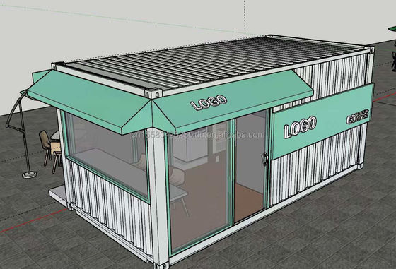 40 FT Maison préfabriquée en acier extensible pour un conteneur mobile personnalisable