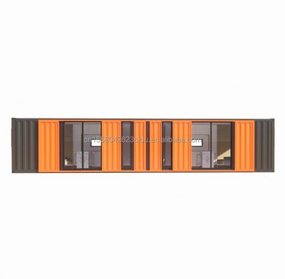 Appartement de conteneur 40FT Modulaire maisons en bois finie personnalisée couleur indépendante appartement étudiant maison préfabriquée