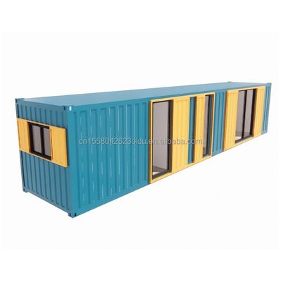 Chambre en acier galvanisée en acier pliant 180g 40ft conteneur maison en bois modulaire maisons préfabriquées