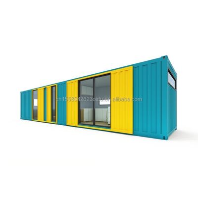 Chambre en acier galvanisée en acier pliant 180g 40ft conteneur maison en bois modulaire maisons préfabriquées