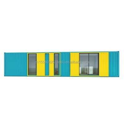 Chambre en acier galvanisée en acier pliant 180g 40ft conteneur maison en bois modulaire maisons préfabriquées