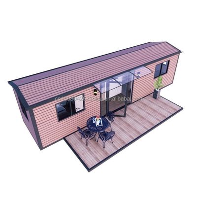 Tubes carrées en acier galvanisé Structure principale et fenêtres en alliage d'aluminium pour maisons de conteneurs de luxe utilisées dans les hôtels de villas