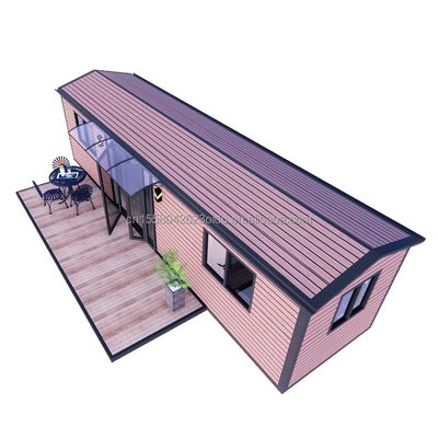 Tubes carrées en acier galvanisé Structure principale et fenêtres en alliage d'aluminium pour maisons de conteneurs de luxe utilisées dans les hôtels de villas