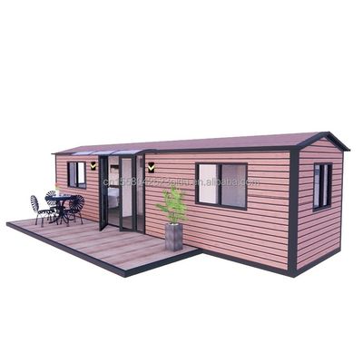 Tubes carrées en acier galvanisé Structure principale et fenêtres en alliage d'aluminium pour maisons de conteneurs de luxe utilisées dans les hôtels de villas