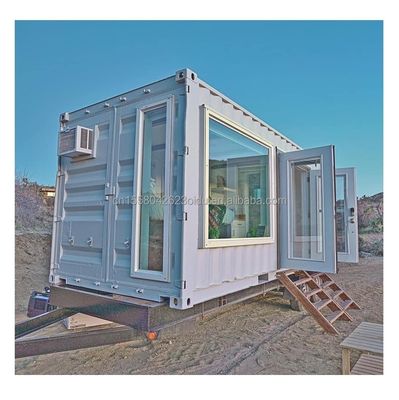 Tubes carrées en acier galvanisé standard australien Design chinois 20ft maison de jardin préfabriquée une chambre une salle de bain