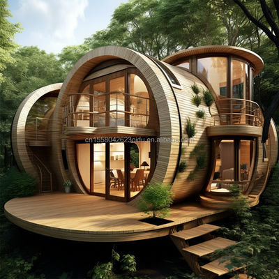 Magasin de construction familiale en acier 20ft/40ft UE Luxe Design moderne Maison préfabriquée avec cuisine salle de bain Une chambre
