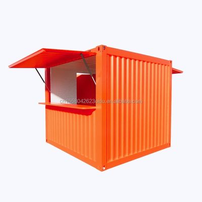 Moderne design panneau sandwich conteneur à paquet plat mobile expédition modulaire maison ondulée pour café ou bar conteneur