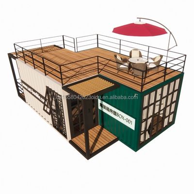 Couleur personnalisée Modèle de construction rapide Modulaire maison préfabriquée Hôtel Container maisons avec salle de bain et cuisine pour les hôtels